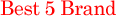 Best 5 Brand