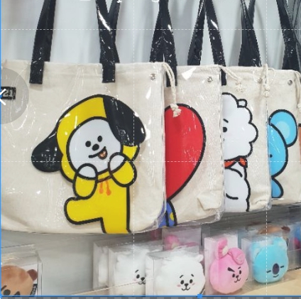 bt21 pvc shoulder bag