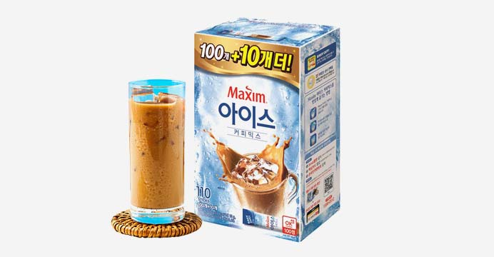 [당일배송 초특가] 맥심 아이스 커피믹스 총 110입