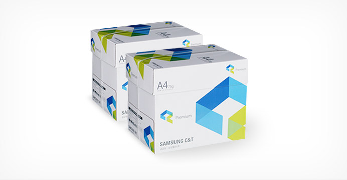 삼성 A4 복사용지(A4용지) 75g 2500매 2BOX