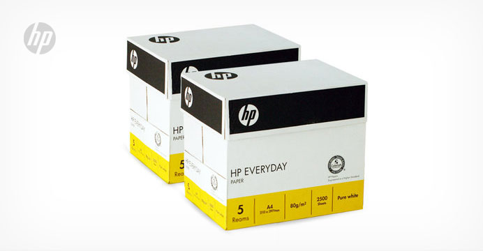 HP A4 복사용지(A4용지) 80g 2500매 2BOX