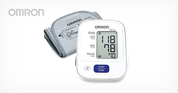 팔뚝형 자동혈압계 HEM-7121 + 수첩/혈압측정기
