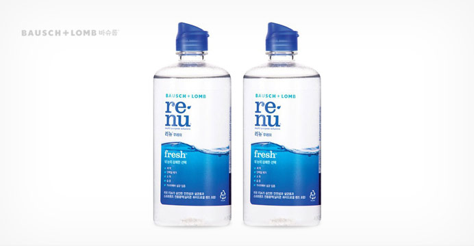 바슈롬리뉴후레쉬355ml x 2개/500ml x 2개/렌즈