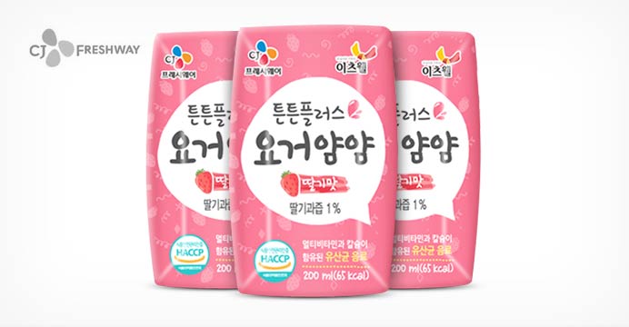 CJ프레시웨이 튼튼플러스 요거얌얌 200ml*18팩