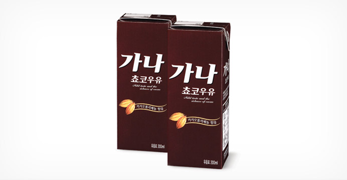 `가나` 초코우유 200ml * 24팩