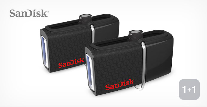 SanDisk OTG 3.0 USB 16G+16G + C타입젠더