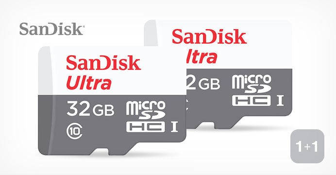 메모리의 화신! 샌디스크 MicroSD 32G 1+1