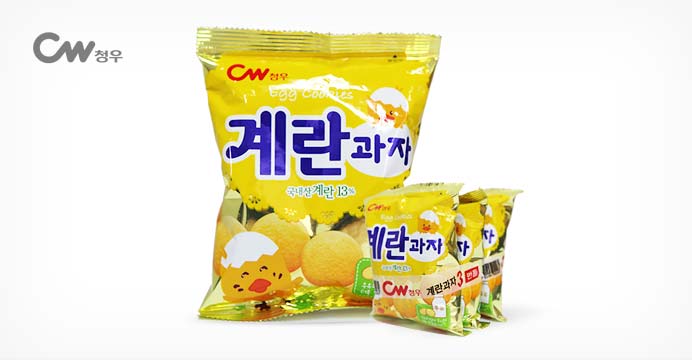 청우 계란과자 60g 3개