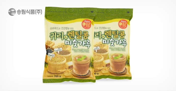 귀리&렌틸콩 미숫가루700g x 2봉