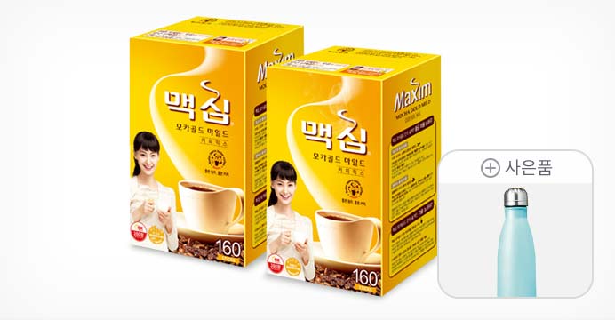 맥심 모카골드 320T+텀블러(쿠폰가 30,800원)