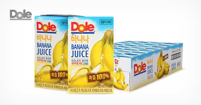 Dole 바나나주스 120ml * 32팩