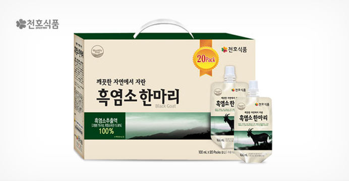 천호식품 흑염소 한마리 100ml 20개