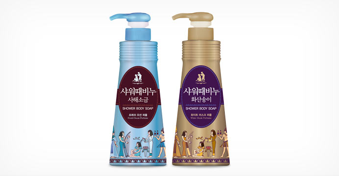 무궁화 샤워때비누 900ml 1+1