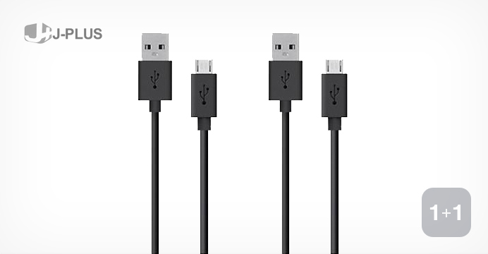 J+ 9V 급속충전 지원하는 USB 충전케이블 1+1