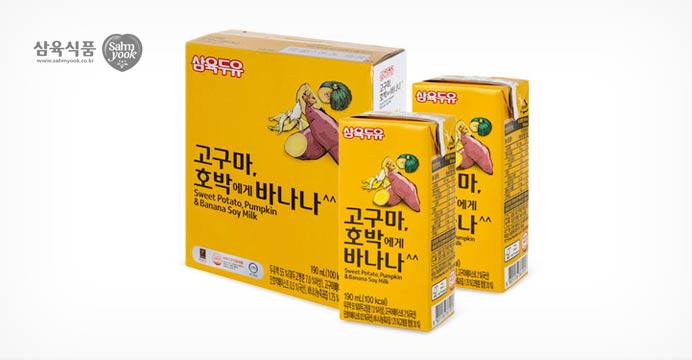 삼육 고구마호박에게 바나나두유 190ml*16팩