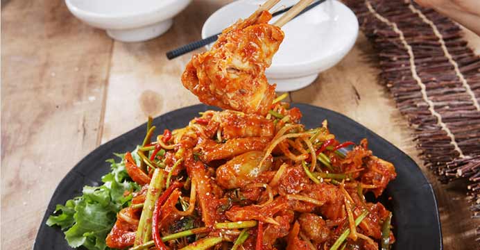 아귀 500g + 오만둥이 100g + 양념 150g