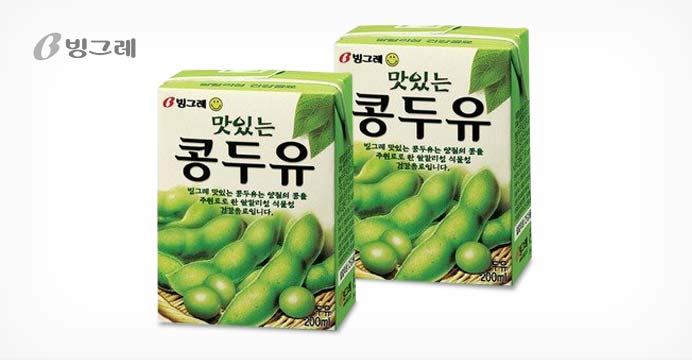 빙그레 맛있는 콩두유 200ml * 24팩