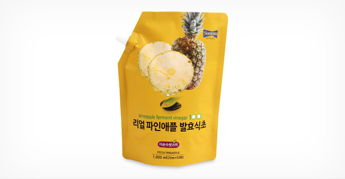 더순수 렛츠미 파인애플 발효식초 1000ML