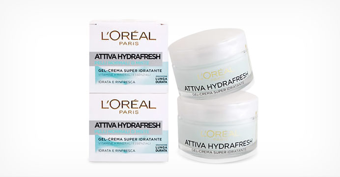 LOREAL 하이드라후레시 수분크림 1+1