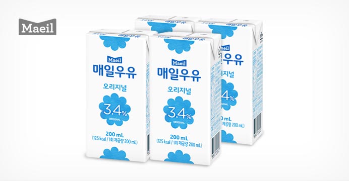 매일 오리지날 멸균우유 200ml * 24팩