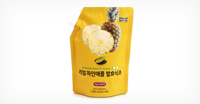 더순수 렛츠미 파인애플 발효식초 1000ML