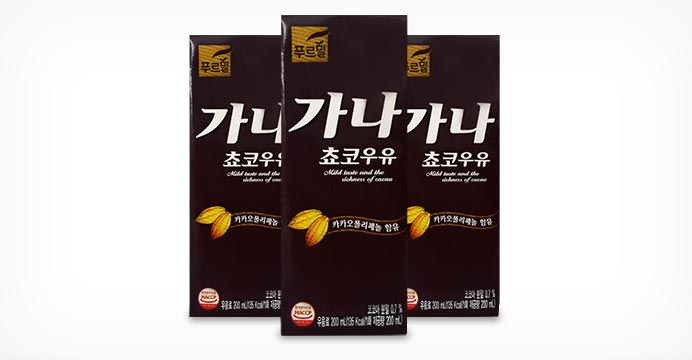 푸르밀 가나쵸코우유 200ml * 24팩