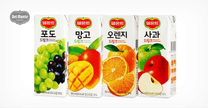 델몬트 과일 드링크팩 190ml * 24팩