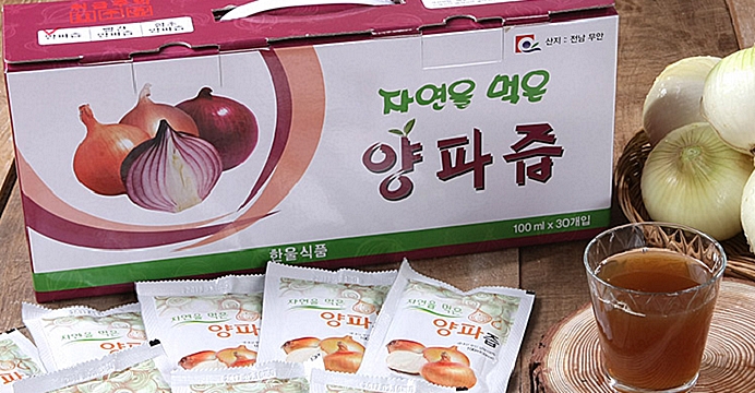 전남남도장터 자연식품 무안양파즙 100ml 30팩