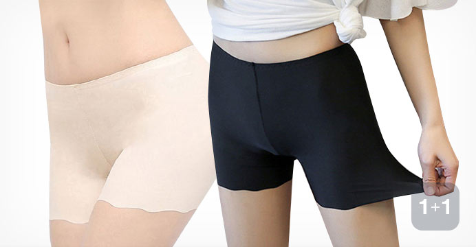 부드러운 심리스 실크속바지 1+1 (3colors)