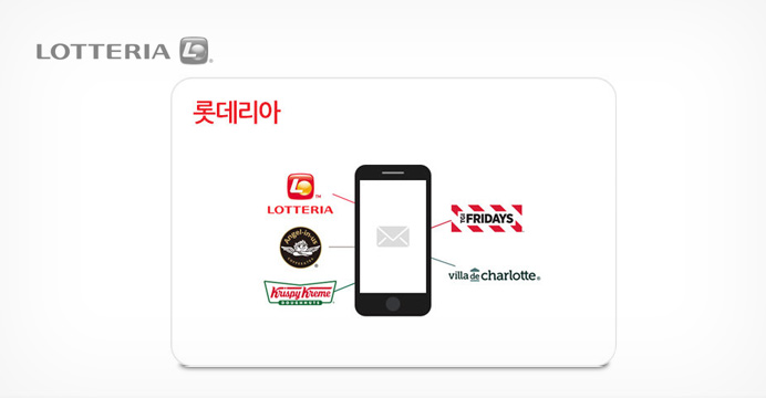 (롯데리아) 모바일 1만원권(잔액관리�!   �)