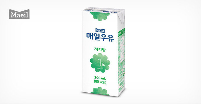 매일 멸균우유 저지방1% 200ML 24팩