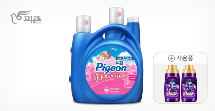 피죤 리치퍼퓸 섬유유연제 6L+시그니처2개