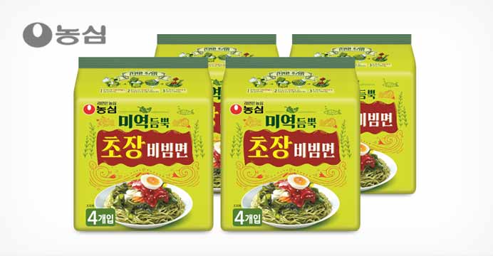 미역듬뿍초장비빔면 4개입 4봉 총16봉