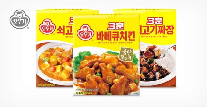 오뚜기 3분 쇠고기카레 200g X 4개 3분요리