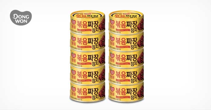 동원 볶음 짜장참치 100g 10캔