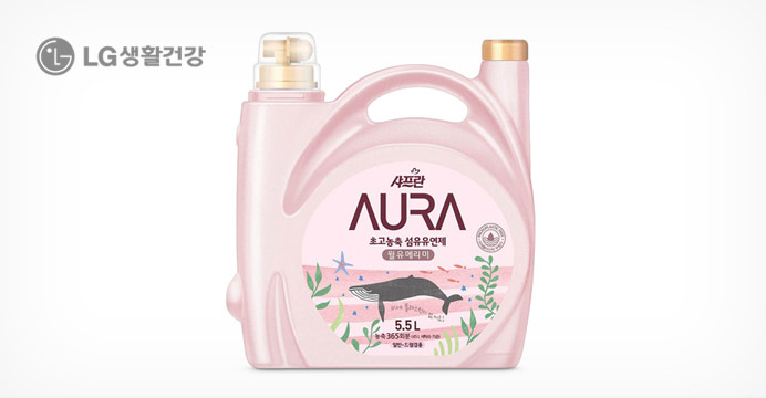 샤프란 AURA 섬유유연제 윌유메리미 5.5L