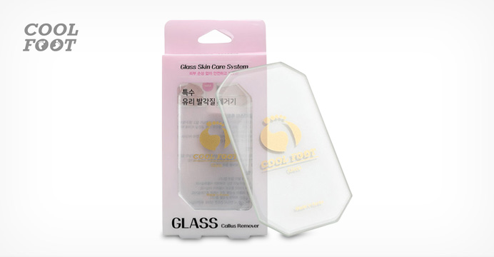 쿨풋 갈갈이 글라스#각질제거기#국내특허기술