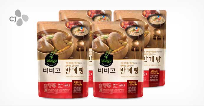 비비고 반계탕 600g 4개