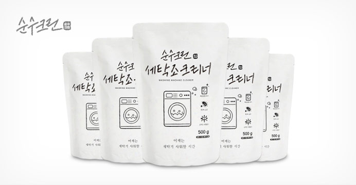 순수크린 세탁조크리너 500g 5개