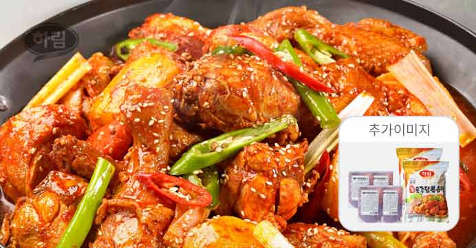 하림 참진 토종닭볶�!   �탕 900g 2봉