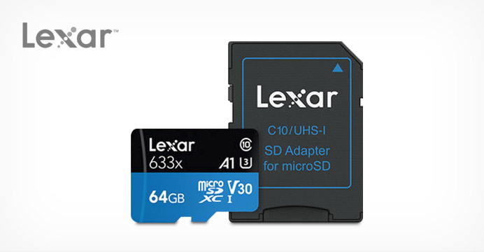 물량 확보! LEXAR 마이크로SD 64GB