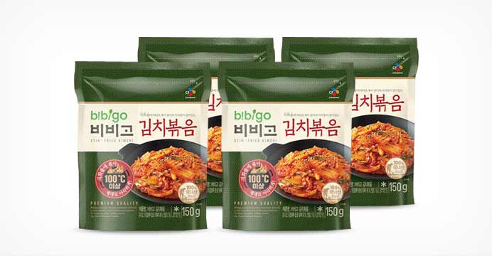 CJ 비비고 김치볶음 150g x 4개