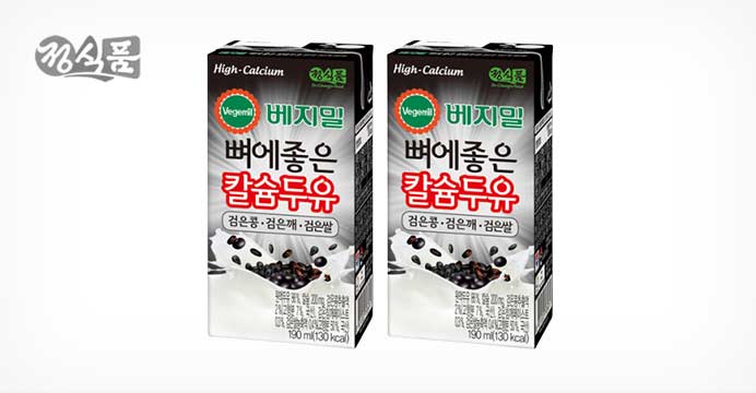 베지밀 뼈칼두유 검은콩깨쌀 190ml 48팩