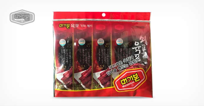 쇠고기육포25g X4봉 4입번들 무료배송