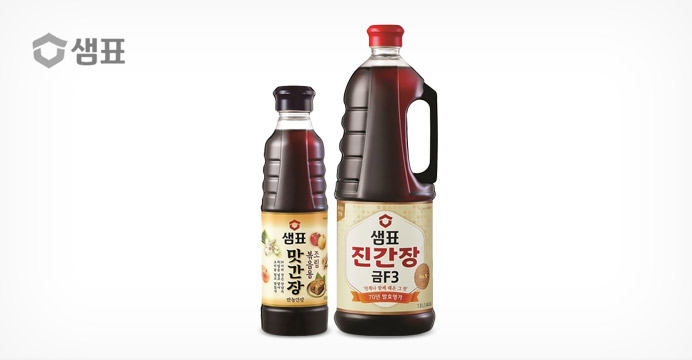 [중�!   �1천원] 진간장 금F-3 1.8L+맛간장 500ml