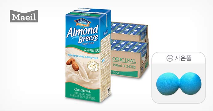 아몬드 브리즈 오리지널 190ML 48팩+땅콩볼