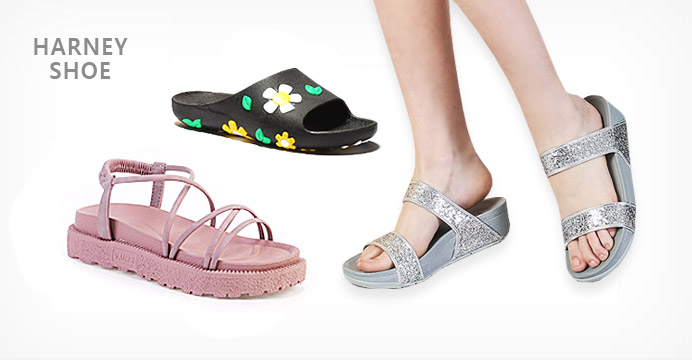 하니슈 여성 여름 슬리퍼/샌들 시즌오프 할인