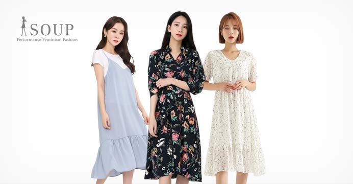 [20%쿠폰]SOUP/비지트인뉴욕 여름원피스 모음전