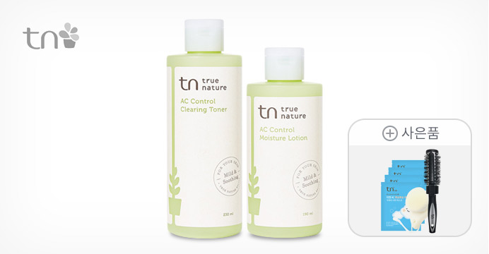 티엔 토너+로션(고데기+모공브러쉬+팩4)