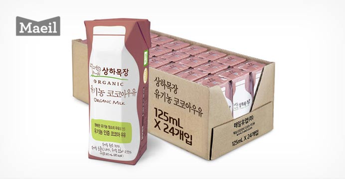 상하목장 유기농 코코아우유 125ML 24팩